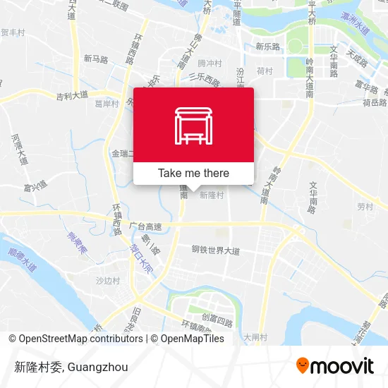 新隆村委 map