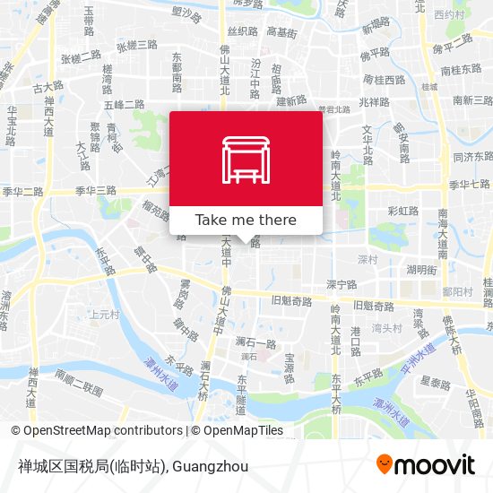 禅城区国税局(临时站) map