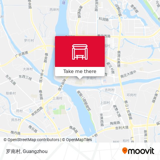 罗南村 map