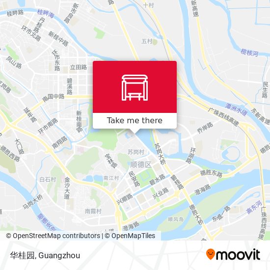 华桂园 map