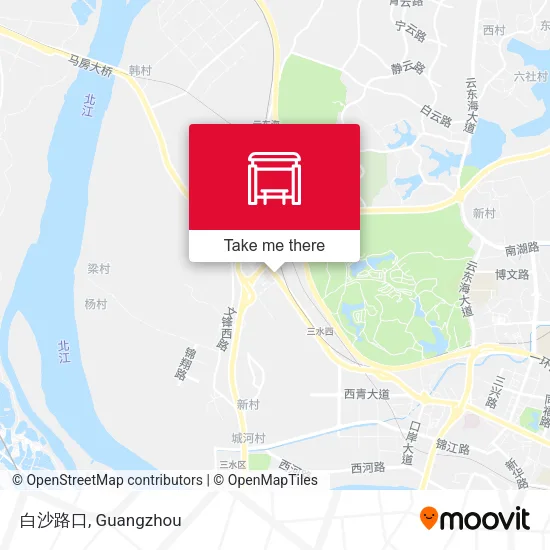 白沙路口 map