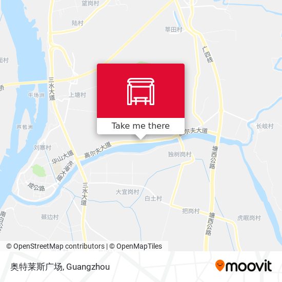 奥特莱斯广场 map