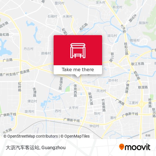 大沥汽车客运站 map