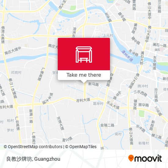 良教沙牌坊 map