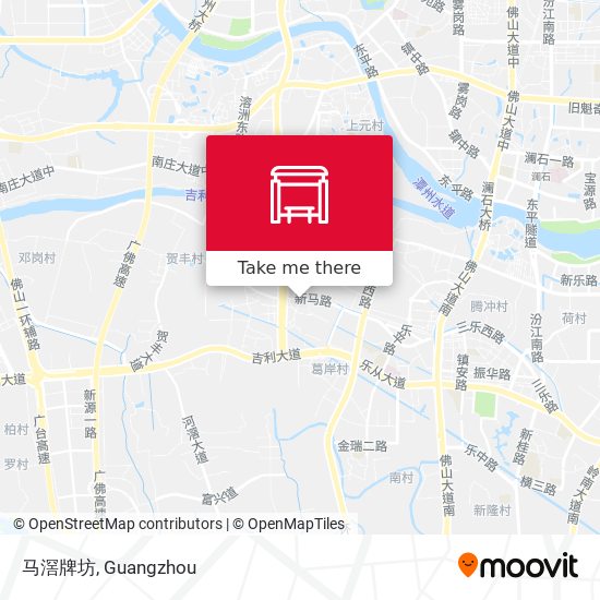 马滘牌坊 map