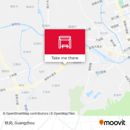 铁岗 map
