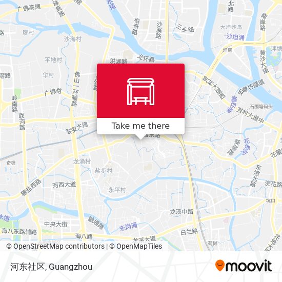 河东社区 map