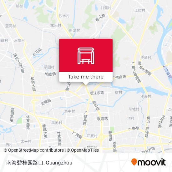 南海碧桂园路口 map