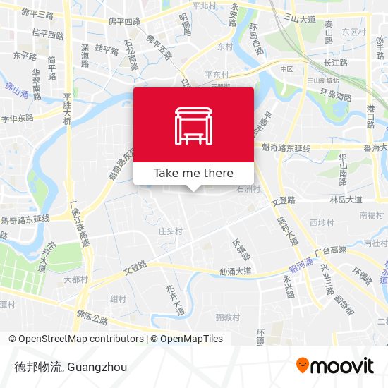德邦物流 map
