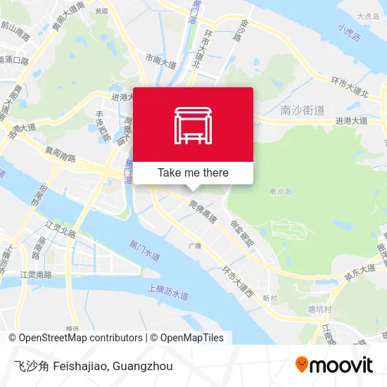 飞沙角 Feishajiao map
