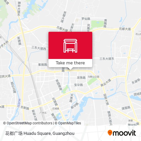 花都广场 Huadu Square map