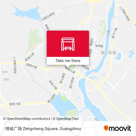 增城广场 Zengcheng Square map