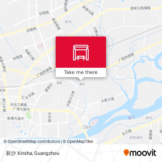 新沙 Xinsha map