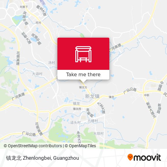 镇龙北 Zhenlongbei map