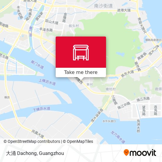 大涌 Dachong map