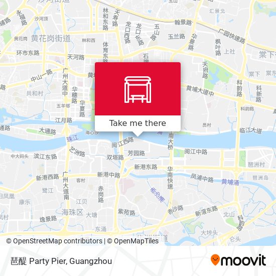 琶醍 Party Pier map