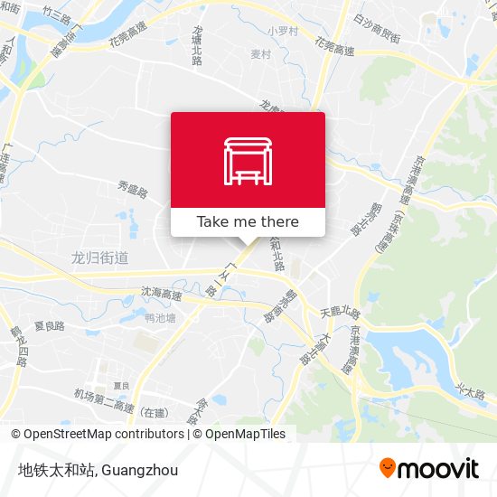 地铁太和站 map