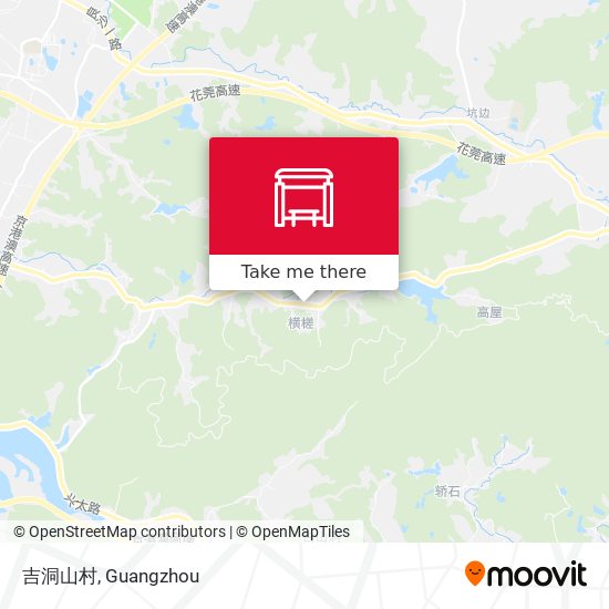 吉洞山村 map