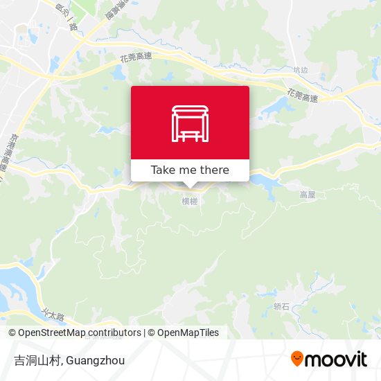 吉洞山村 map