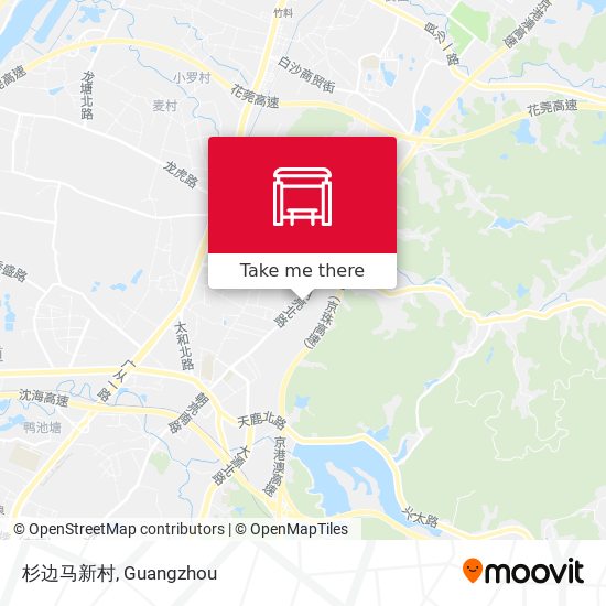 杉边马新村 map