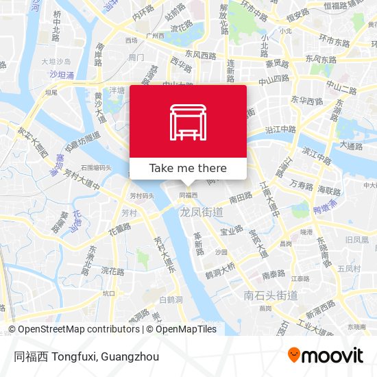 同福西 Tongfuxi map