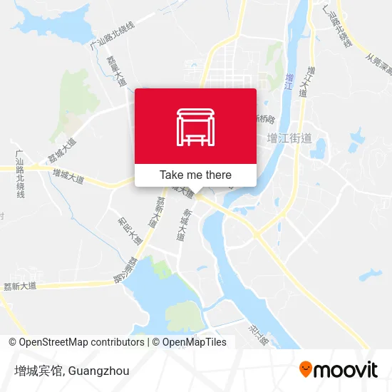 增城宾馆 map