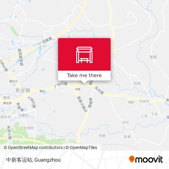 中新客运站 map