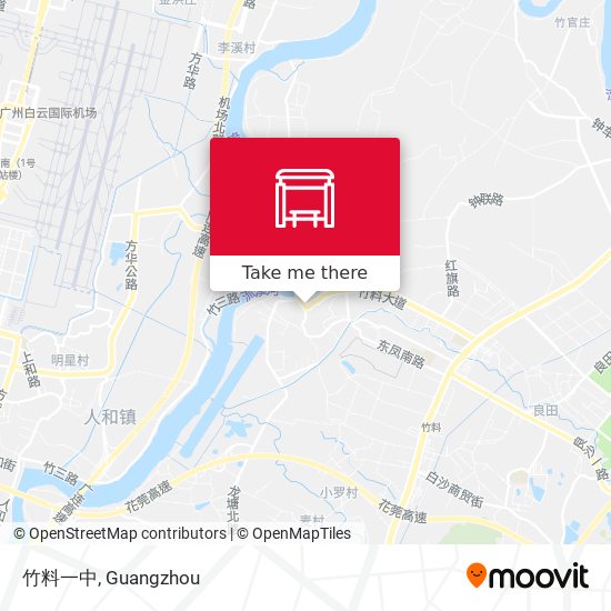 竹料一中 map
