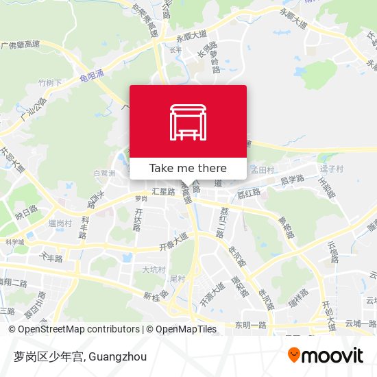 萝岗区少年宫 map