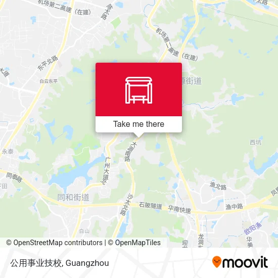 公用事业技校 map