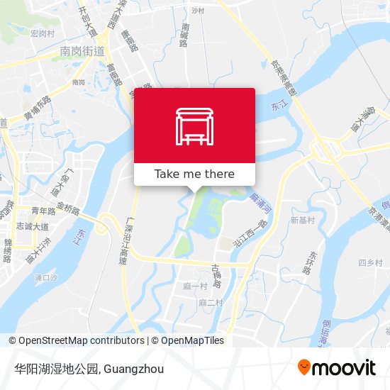 华阳湖湿地公园 map