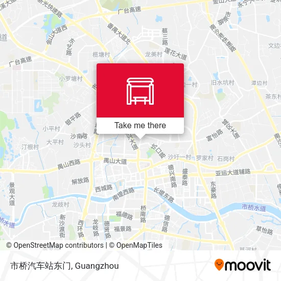 市桥汽车站东门 map