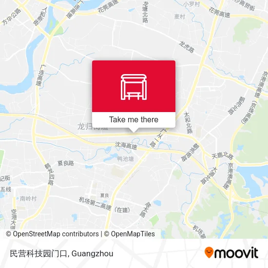 民营科技园门口 map