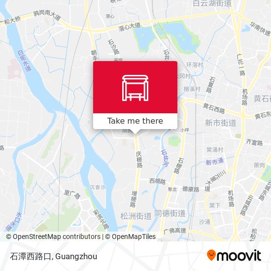 石潭西路口 map
