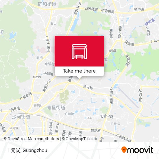 上元岗 map