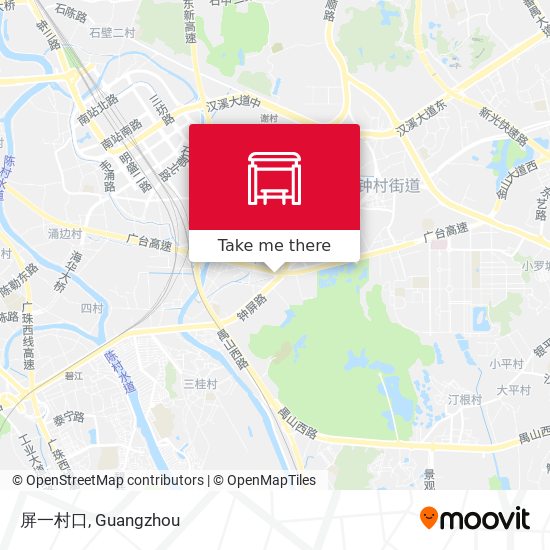 屏一村口 map