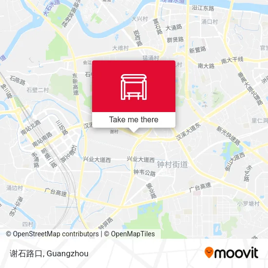 谢石路口 map