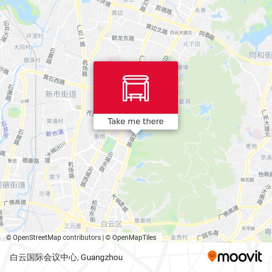 白云国际会议中心 map