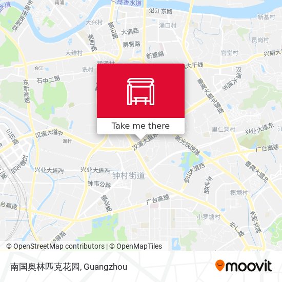 南国奥林匹克花园 map