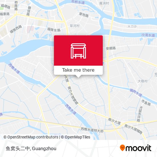 鱼窝头二中 map