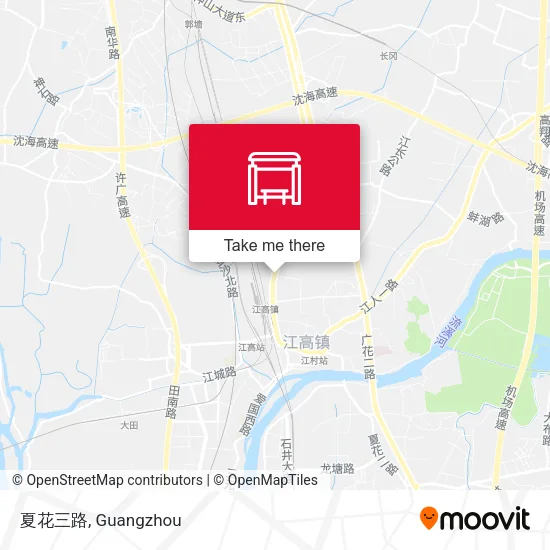 夏花三路 map