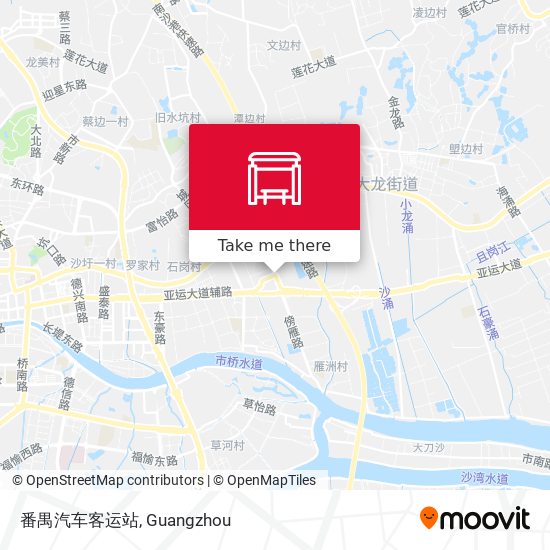 番禺汽车客运站 map