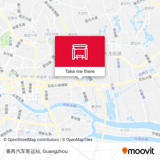 番禺汽车客运站 map