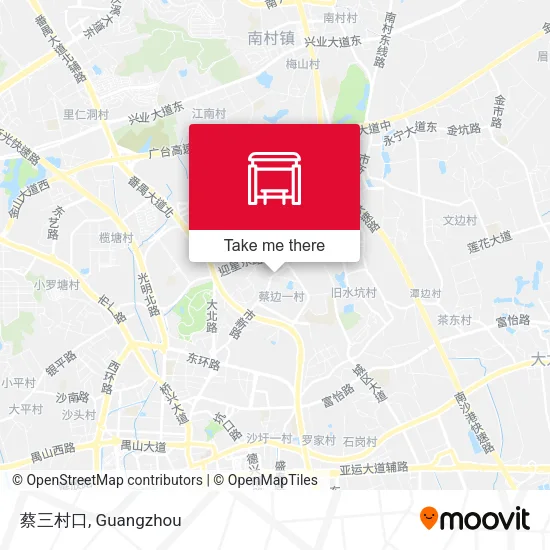 蔡三村口 map