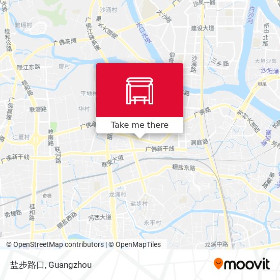 盐步路口 map