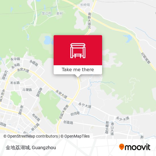 金地荔湖城 map