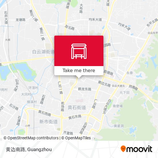 黄边南路 map