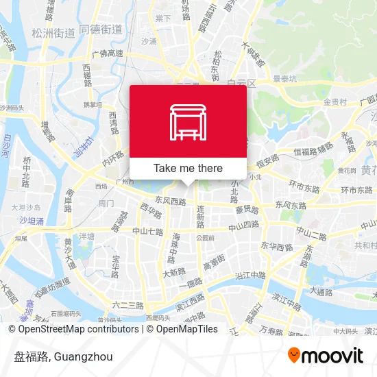 盘福路 map
