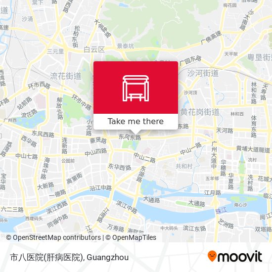 市八医院(肝病医院) map