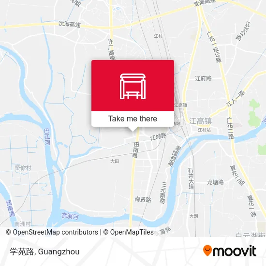 学苑路 map